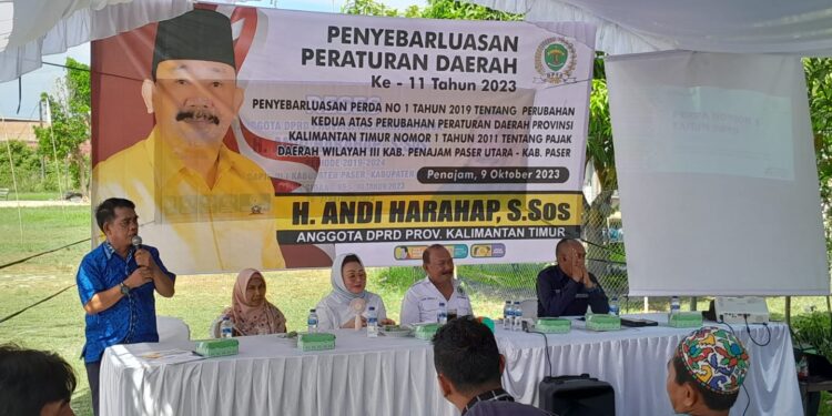Andi Harahap Gelar Sosialisasi Tentang Pajak Daerah di Kecamatan Penajam