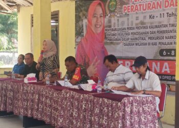 Herliana Lakukan Sosialisasi Tentang Pencegahan Narkotika Nomor 4 Tahun 2022 di Kecamatan Babulu