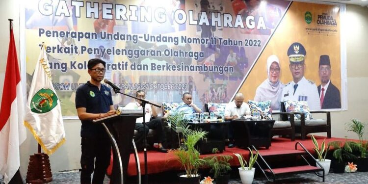 Gethering Olahraga dan Forum Diskusi Publik, Agus: Olahraga Harus Kolaboratif dan Berkesinambungan