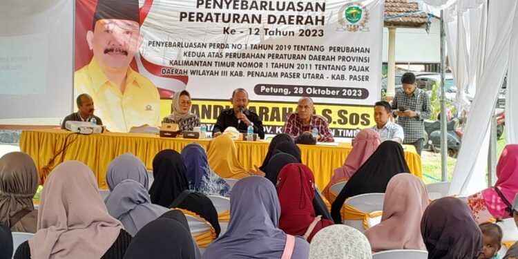Andi Harahap Gelar Sosialisasi Perda Tentang Pajak Daerah di Wilayah PPU dan Paser