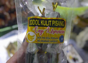 Menambah Penghasilan, Warga Kembang Janggut Olah Limbah Pohon Pisang Jadi Dodol dan Keripik