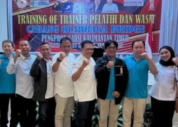 Dispora Kaltim Tuntas Menggelar ToT Wasit Bridge, Diikuti Sebanyak 50 Peserta