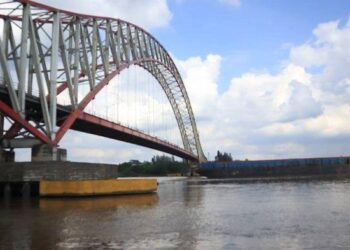 Jembatan Kutai Kartanegara Dipasang Alat Keamanan Jembatan