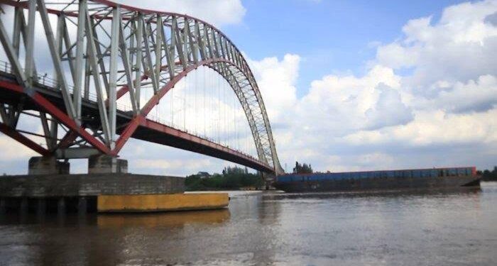 Jembatan Kutai Kartanegara Dipasang Alat Keamanan Jembatan