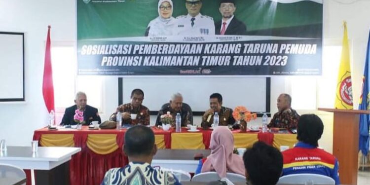 Dispora Kaltim Gelar Sosialisasi Pemberdayaan Karang Taruna di Kabupaten PPU