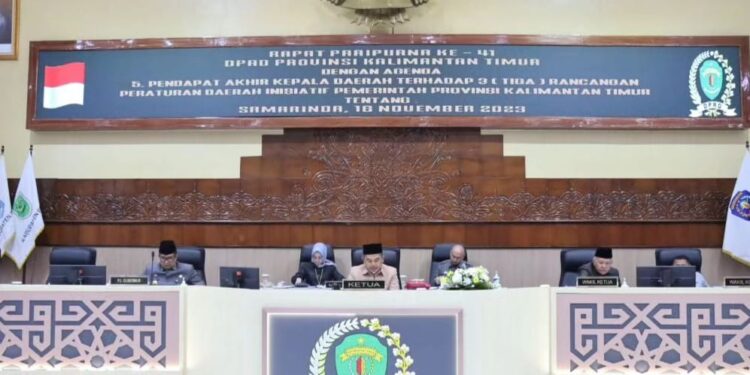 Hasanuddin Mas’ud Pimpin Rapur ke-41 DPRD Kaltim Bahas Beberapa Agenda