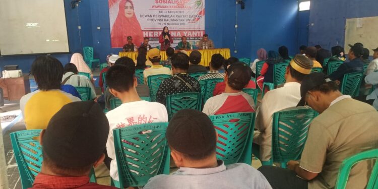 Herliana Yanti Gelar Sosialisasi Wawasan Kebangsaan di Kabupaten PPU