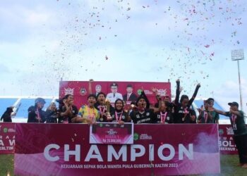 Dispora Kaltim Resmi Tutup Kejuaran Sepak Bola Wanita Tahun 2023