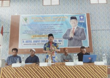 Sosbang di Telemow, Anggota DPRD kaltim A Jawad Sirajuddin Ajak Warga Jaga Persatuan