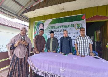 Anggota DPRD Kaltim Rima Hartati Sosbang di Desa Salo Palai
