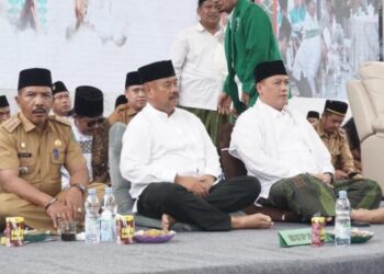 Bupati Edi Damansyah Hadiri Tabligh Akbar Istighotsah Kubro di Ponpes Al Masyruriyah