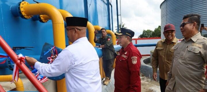 Edi Damansyah Resmikan SPAM Kapasitas 50 Liter/Detik di Kelurahan Argosari