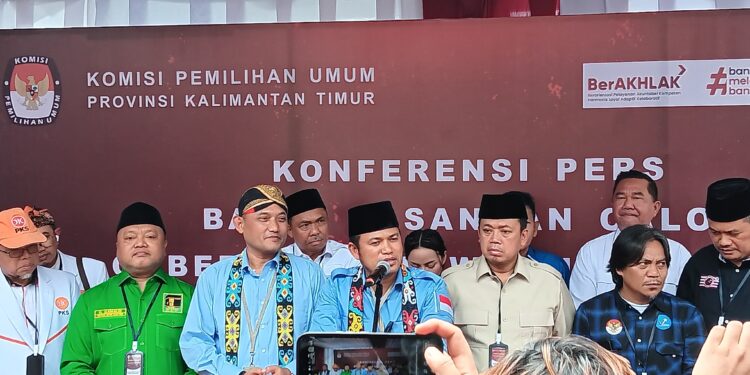 Resmi Mendaftarkan Diri Ke KPU Kaltim, Pasangan Rudy-Seno Suarakan Soal SDM dan Pendidikan di Kaltim
