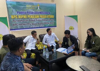 Hasrul Resmi Daftar Bakal Calon Ketua Umum HIPMI PPU