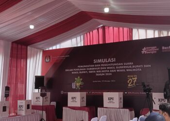 Mantapkan Persiapan Pilkada 2024, KPU Kaltim Gelar Simulasi Pemungutan Dan Penghitungan Suara