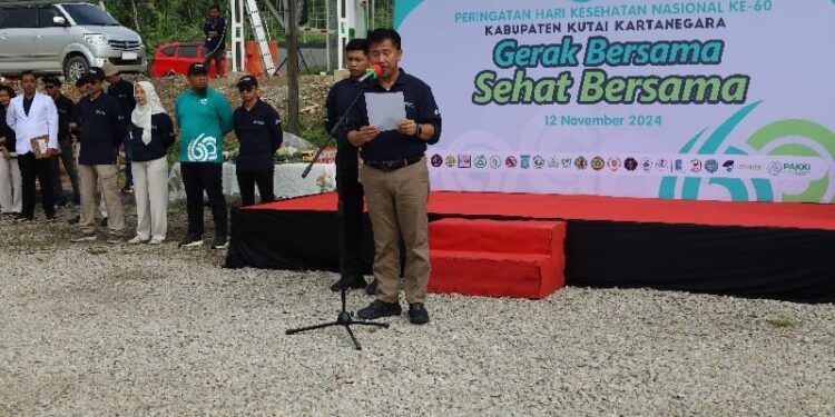 Peringatan HKN ke-60 di Kukar, Sunggono Ajak Kolaborasi Wujudkan Indonesia Sehat 2045