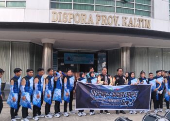 Dispora Kaltim Lepas Kontingen Corps Drumband Mengikuti Kejuaraan Marching Band Piala Raja Hamengkubuwono X