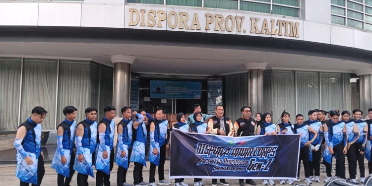 Dispora Kaltim Lepas Kontingen Corps Drumband Mengikuti Kejuaraan Marching Band Piala Raja Hamengkubuwono X