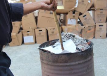5 OPD di Kukar Taat Pemusnahan Arsip