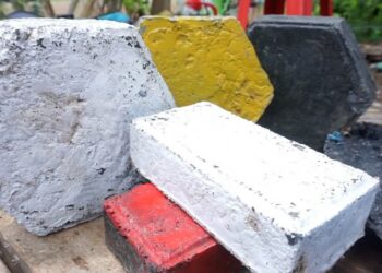 Bank Sampah Mandiri Desa Suka Maju Ubah Sampah Plastik Jadi Paving Block