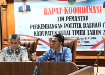 Pjs Bupati Kutim Pimpin Rapat Pemantauan Perkembangan Politik untuk Pilkada Damai