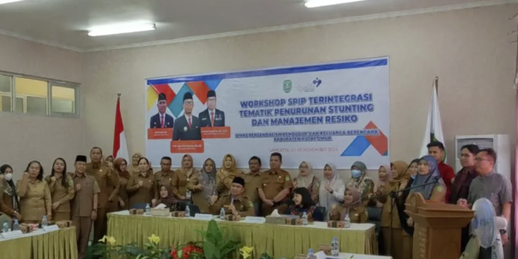 Workshop SPIP DPPKB Kutim Dorong Manajemen Risiko, Fokus Penurunan Stunting