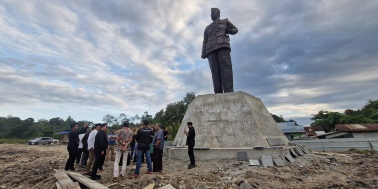 Sangasanga Segera Miliki Ruang Terbuka Hijau dengan Ikon Patung Bung Karno