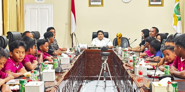 Ananda Emira Moeis Dukung SSB Nahusam FA Menuju Seri Nasional Milo National Championship dan Liga TopSkor