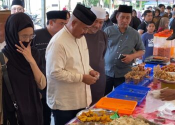 Pasar Ramadan Kukar Kini Terpusat di Depan Masjid Agung Sultan Sulaiman