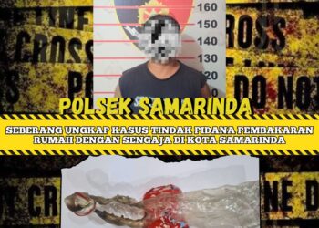 Polsek Samarinda Seberang Ungkap Kasus Pembakaran Rumah di Jalan Sultan Hasanudin