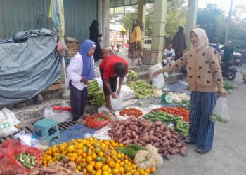 ASN Wajib Belanja Harian di Pasar Mangkurawang