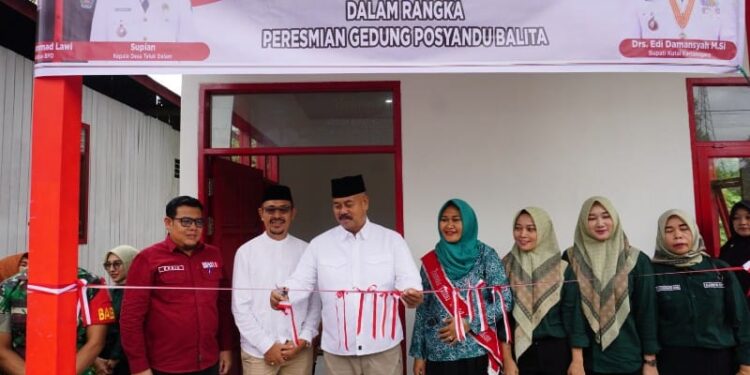 Resmi Dibuka, Posyandu Cempaka Jadi Harapan Baru Warga Teluk Dalam