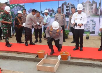 Pembangunan Asrama Polisi Gelatik Samarinda Resmi Dimulai, Kapolri Tegaskan Pentingnya Sinergi TNI-Polri dan Pemerintah Daerah