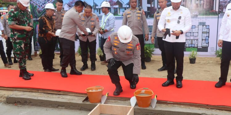 Pembangunan Asrama Polisi Gelatik Samarinda Resmi Dimulai, Kapolri Tegaskan Pentingnya Sinergi TNI-Polri dan Pemerintah Daerah