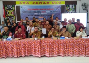 Loa Janan Ulu Luncurkan Koperasi Merah Putih, Perkuat Ekonomi Warga Desa