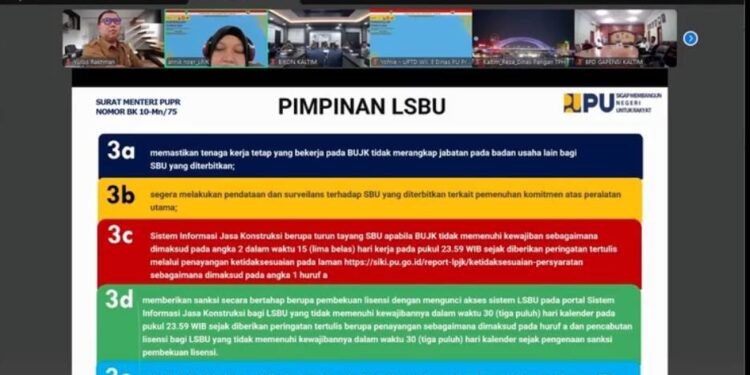 Dinas PUPR Kukar Gelar Pembekalan Teknis SBU Digital bagi Pelaku Jasa Konstruksi