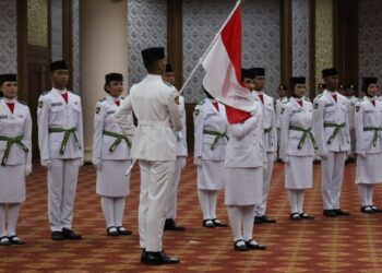 Digembleng Jadi Teladan, Calon Paskibraka Kukar Jalani Pusdiklat