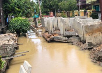 Kukar Gaspol Tangani Banjir, 10 Proyek Drainase Besar Digeber di Tenggarong