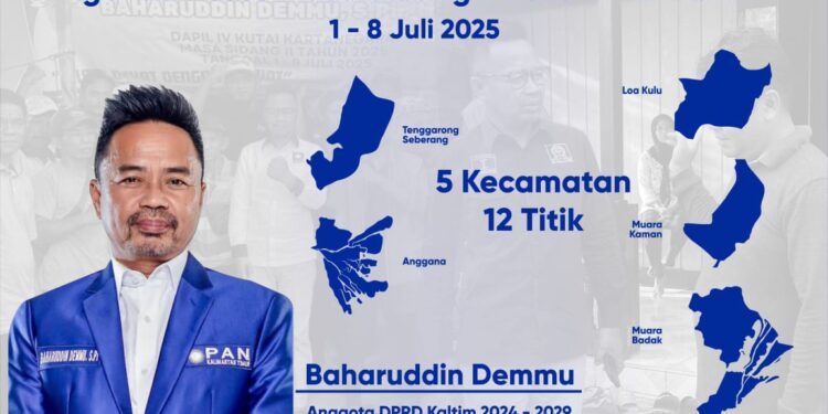 Kaleidoskop Reses Masa Sidang II DPRD Kaltim 2025 : Baharuddin Demmu Serap Aspirasi Warga di 12 Titik, 5 Kecamatan Kukar