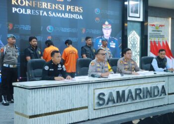 Polresta Samarinda Berhasil Amankan 1 Kg Sabu dari 2 Tersangka