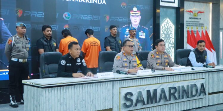 Polresta Samarinda Berhasil Amankan 1 Kg Sabu dari 2 Tersangka