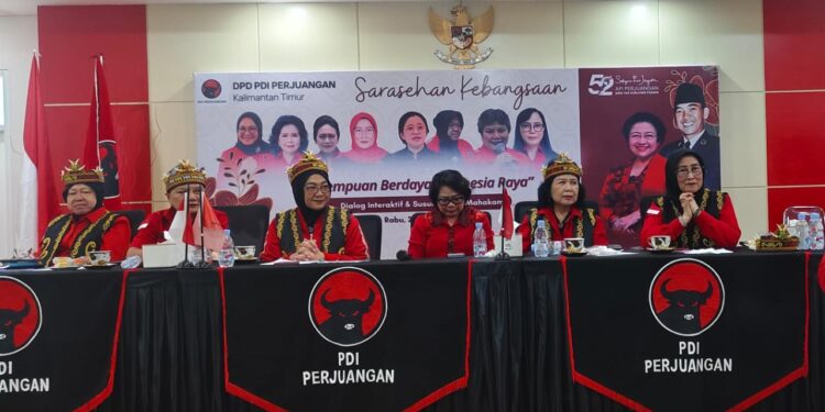 Sarasehan Kebangsaan PDI-P Kaltim: Konsolidasi Kader Perempuan, Solidkan Dukungan untuk Megawati Soekarnoputi