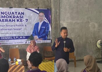 Dari Bukit Merdeka, Baharuddin Demmu Tegaskan: Politik Harus Hadir untuk Kesejahteraan Sosial