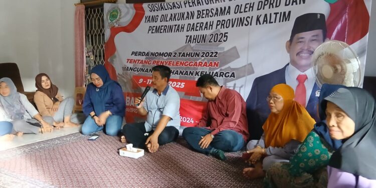 H. Baba Sosialisasikan Perda Nomor 2 Tahun 2022 tentang Ketahanan Keluarga di Klandasan Ulu