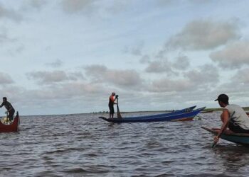 Jaring Rapat Ancam Ekosistem, DKP Kukar Bersama Aparat Sisir Danau dan Sungai