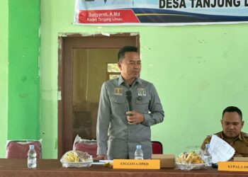Corong Pembangunan Dimulai dari Desa, Baharuddin Demmu Hadiri Musrenbangdes Tanjung Limau