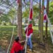 Dinas PU Kukar Ikut Serta dalam Gerakan Serentak Pemasangan Bendera Merah Putih