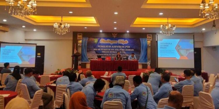 Pengelolaan Irigasi Jadi Fokus Bimtek P3A Kukar, Targetkan Peningkatan Produktivitas