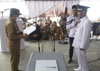Bupati Ardiansyah Lantik Kades Sumber Agung, Semangat Baru untuk Pembangunan Lokal