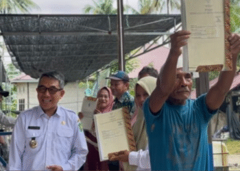 83 Sertifikat Tanah Resmi Diserahkan, Warga Sidrap Akhirnya Punya Legalitas Lahan